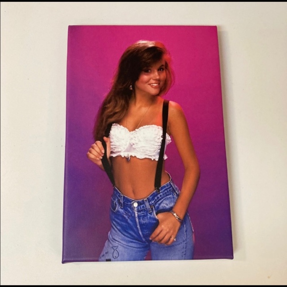 Stylish White and Blue Canvas Art